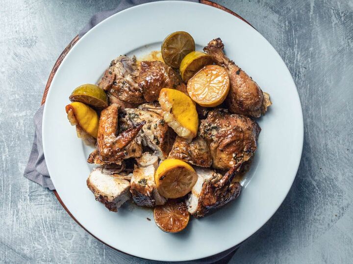herb marinated roast chicken