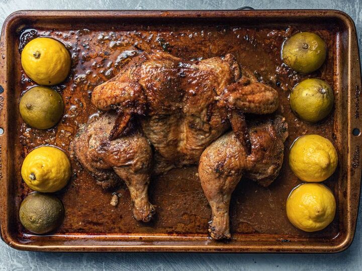 herb marinated roast chicken