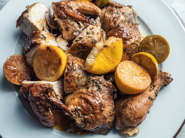 herb marinated roast chicken