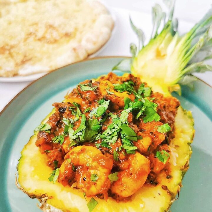 s 11 irresistible curry recipes, Prawn Pineapple Curry Boats