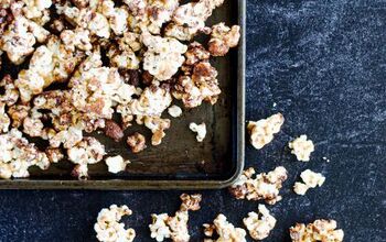 Dark Chocolate-Covered Almond Caramel Corn