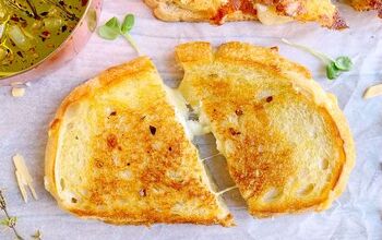 Amazing White Pizza Grilled Cheese
