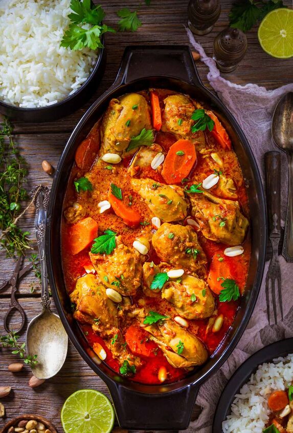 one pot west african spicy chicken peanut stew