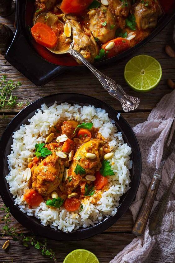 one pot west african spicy chicken peanut stew