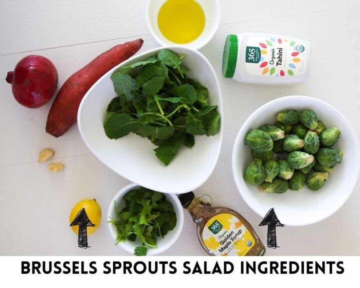 brussels sprouts salad vegan and gluten free