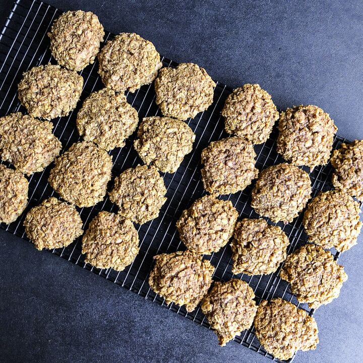 pumpkin spice oatmeal cookies, Cool on a wire rack