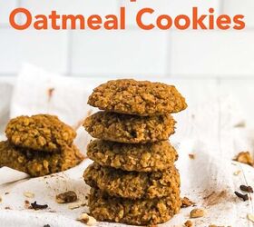 pumpkin spice oatmeal cookies