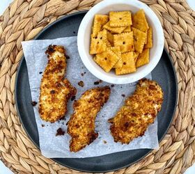 Air Fryer Cheez-It Crusted Chicken Tenders - Happy Honey Kitchen