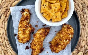 Air Fryer Cheez-It Crusted Chicken Tenders - Happy Honey Kitchen