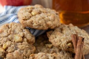 Made with real apples and hints of aromatic spices, these oatmeal cookies are the perfect fall treat