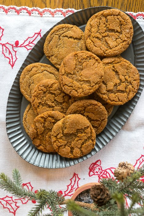 spiced molasses cookies recipe