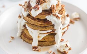 Keto Pumpkin Pancakes With Whipped Cream Cheese