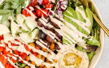 Vegan Mediterranean Buddha Bowl (w/ Tahini Dressing)