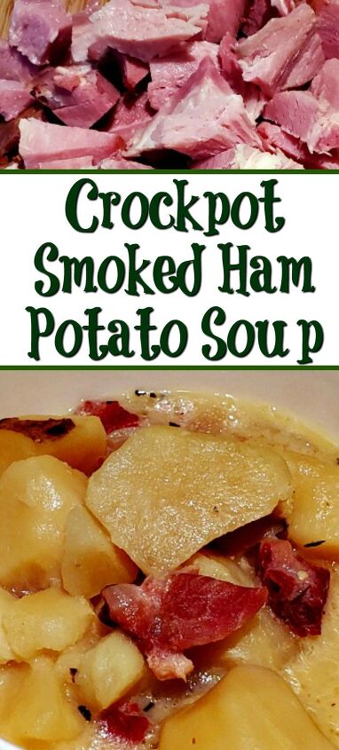 crockpot smoked ham potato soup recipe