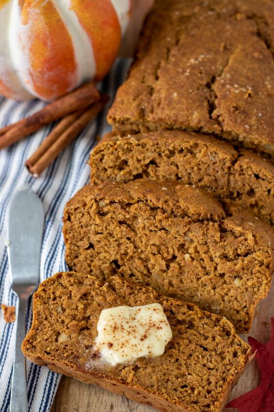 healthy pumpkin banana bread