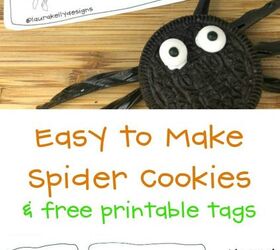 easy spider cookies
