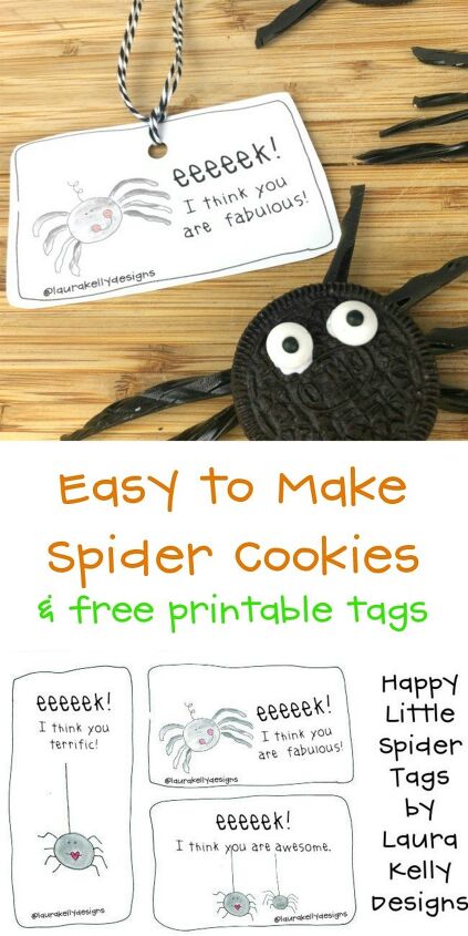 easy spider cookies