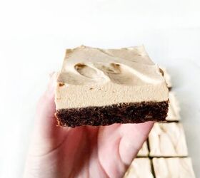 fudgy brownies with peanut butter frosting