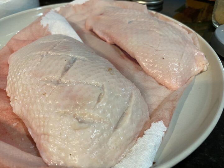air fryer duck breast with honey orange sauce