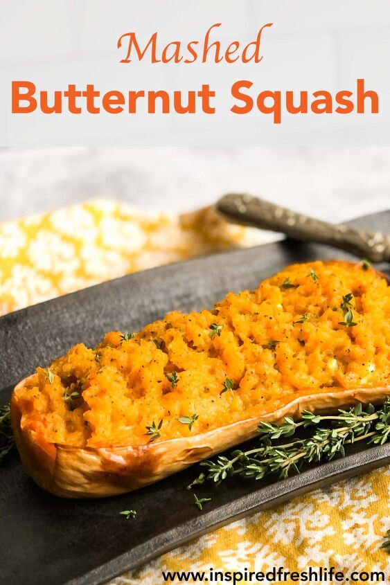 mashed butternut squash