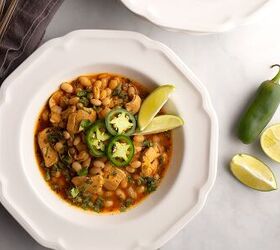 Made of chicken, white beans, and a popular fall veggie, this comforting chili is one for the books