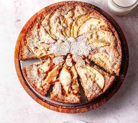 Cinnamon Flavored Apple & Plum Cake - Eggless Recipe | Spoon Fork And Food