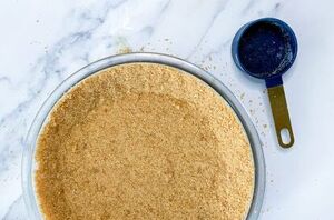 This 3-ingredient crust isn't playing the supporting role to the pie filling, it's stealing the show