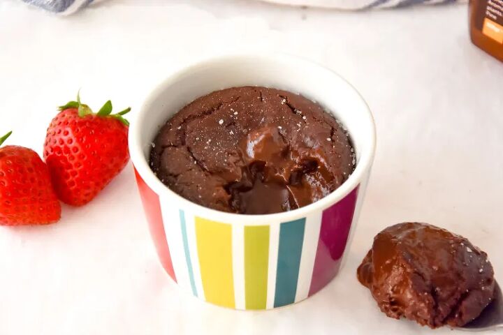 single serve molten chocolate pudding