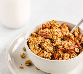 s 10 addictive vegan snacks that will have you coming back for seconds, Pumpkin Granola
