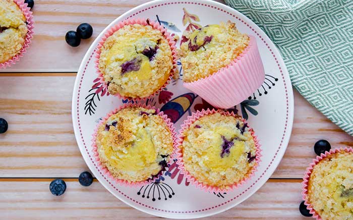 s 11 muffin recipes to get your day off to an epic start, Copycat Store Bought Blueberry Muffin