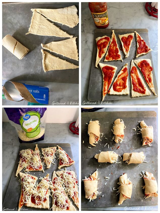 3 ingredient pizza crescent rolls