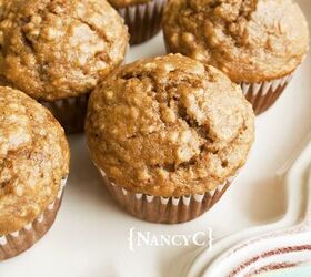 banana oat muffins with maple syrup