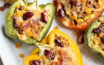 This Taco Stuffed Peppers Recipe is an Easy Weeknight Meal for the Who