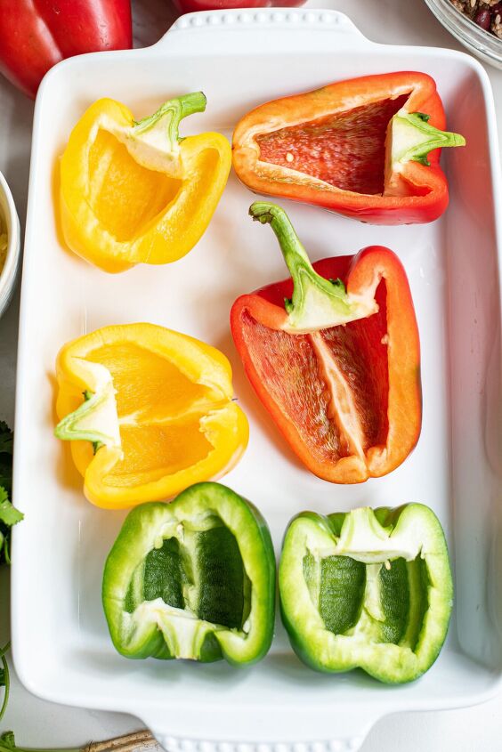 this taco stuffed peppers recipe is an easy weeknight meal for the who