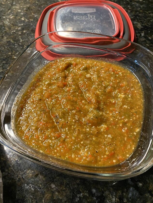 how to make red pepper tomatillo dip recipe