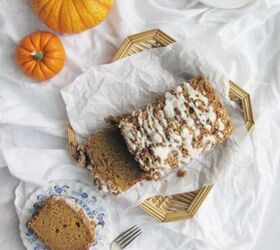 Moist Pumpkin Bread With Streusel Topping and Maple Glaze