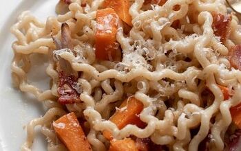 Butternut Squash and Bacon Pasta