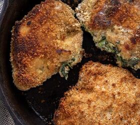 Stuffed Pork Chops With Spinach & Cheese