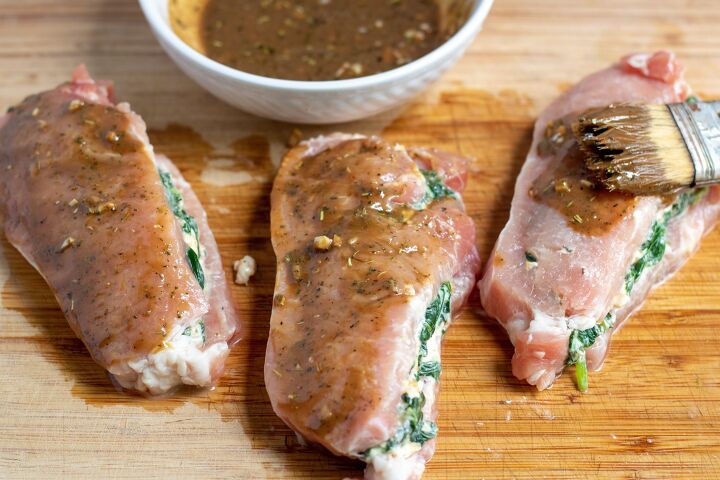 stuffed pork chops with spinach cheese