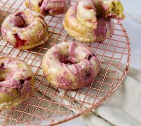 Reduced Guilt Strawberry Kefir Donuts