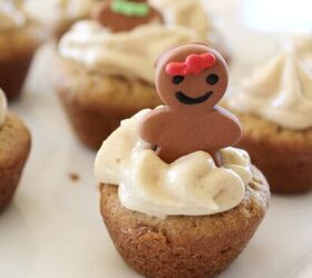 The Best Holiday Mini Dessert - Gingerbread Cheesecake Cookie Recipe