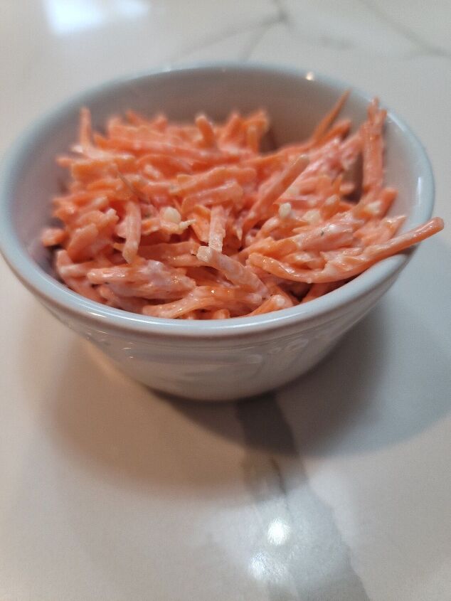 carrot coleslaw and light coleslaw
