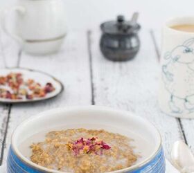 instant pot steel cut oats cooked with earl grey tea
