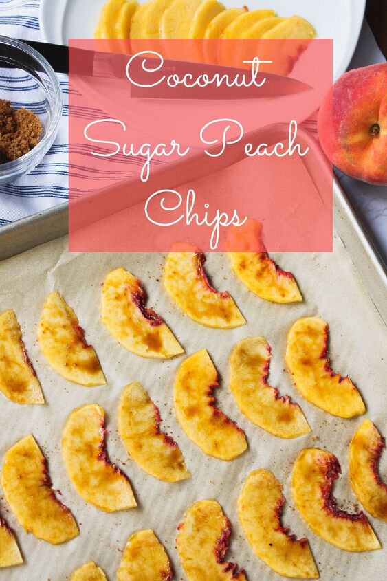 2 ingredient peach chips