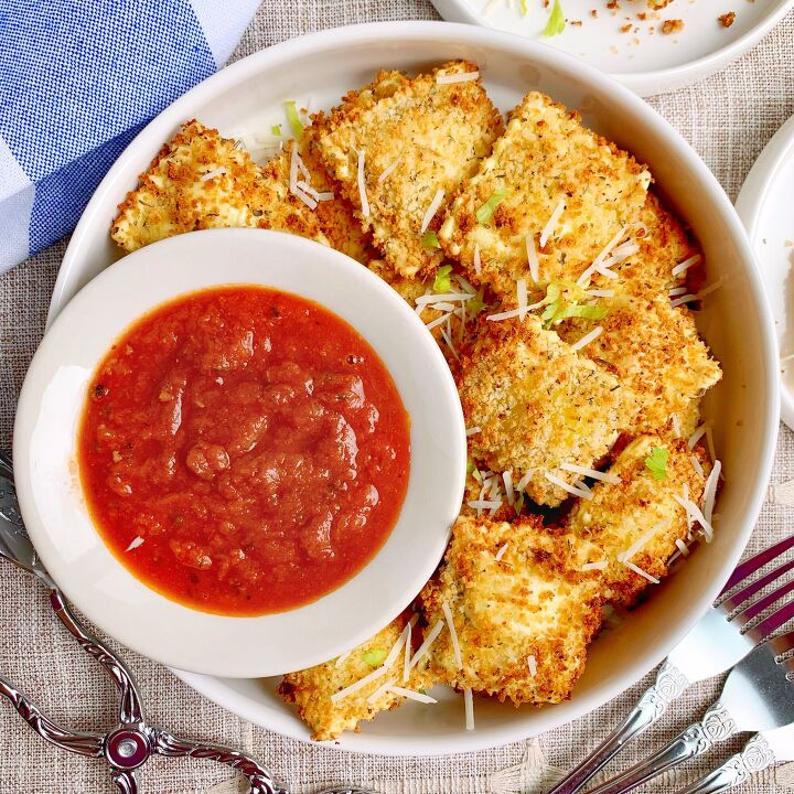 air fried toasted ravioli