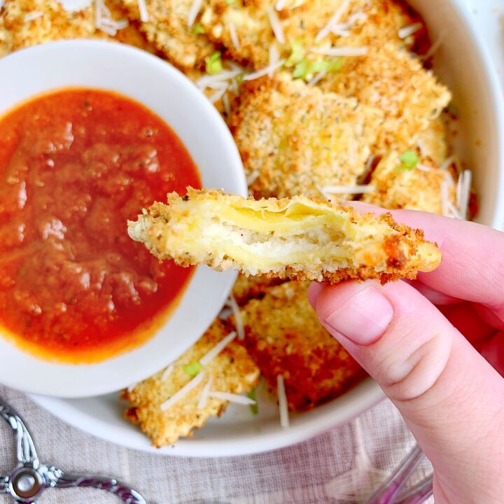 air fried toasted ravioli