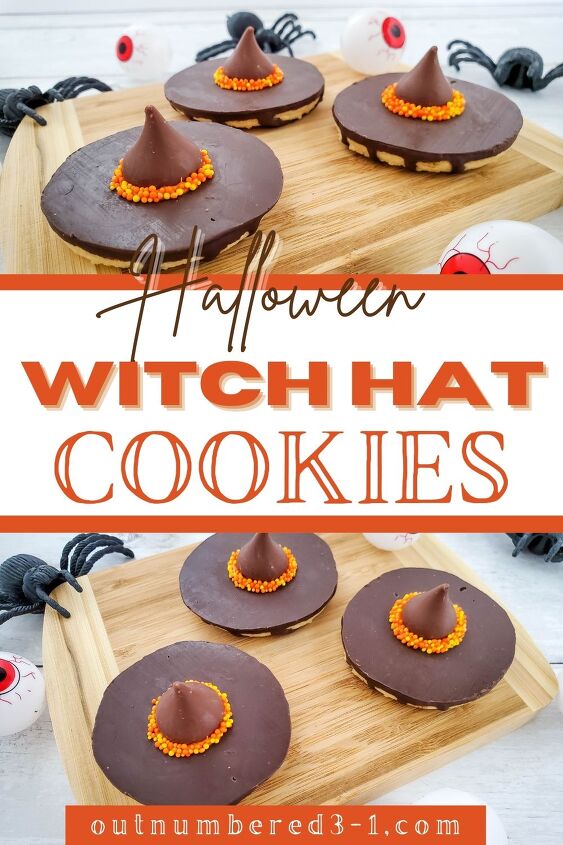 halloween witch hat cookies