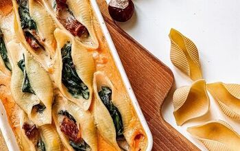 Spinach and Sun-Dried Tomato Stuffed Pasta Shells🍂
