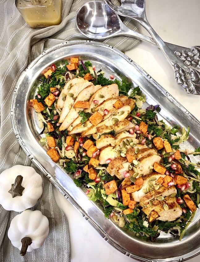 5 ingredients fall flare warm chicken salad, 5 ingredients Warm Chicken Salad