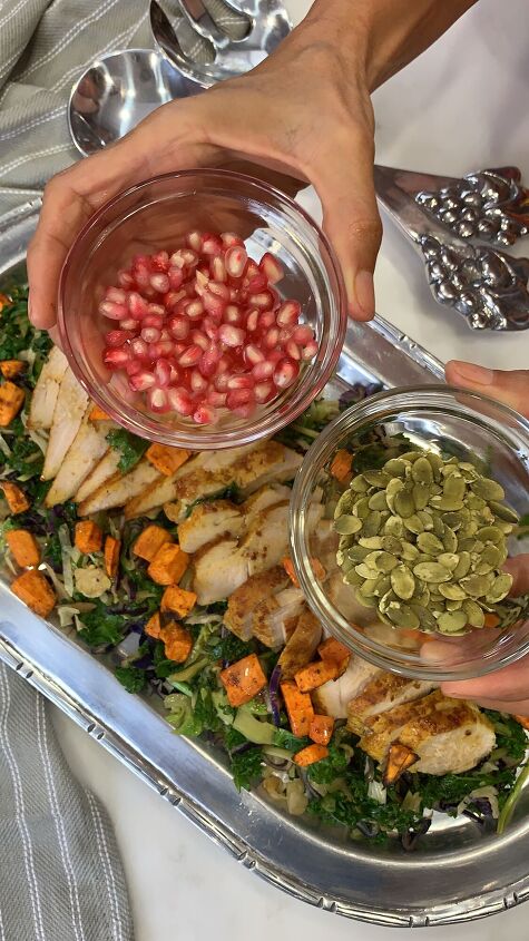 5 ingredients fall flare warm chicken salad
